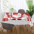 thumbnail image 6 of BZSMCE Square Tablecloth Santa Claus Pattern Tableclothes, 6 of 9