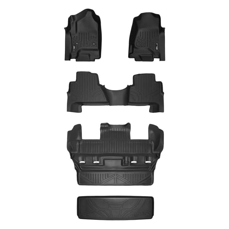 Maxliner 20152019 Cadillac Escalade Floor Mats 3 Row Set Maxtray Cargo