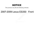thumbnail image 2 of Transit Auto Bras de Commande Inférieur Roulement de Roue avant avec Rotule Embout de Tige Extérieure & Kit de Stabilisateur de Barre de Oscillation (8 Pcs) pour Voiture 2007-2009 Lexus ES350 - Côté Gauche Droit (Conducteur Passager) K7T-108246, 2 of 2