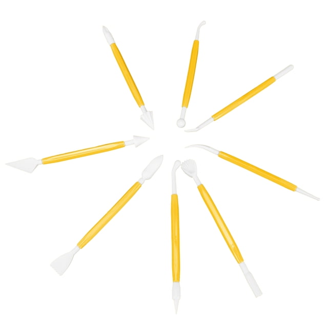 Outils de Pâtisserie DIY, 8 Pcs Outils de Décoration de Gâteau Fondant Outils de Gravure Qualité Inégalée
