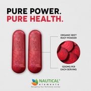 Beet Root Capsules - 1200mg Per Serving of Beet Supplement - 200 Beet Root Powder Capsules