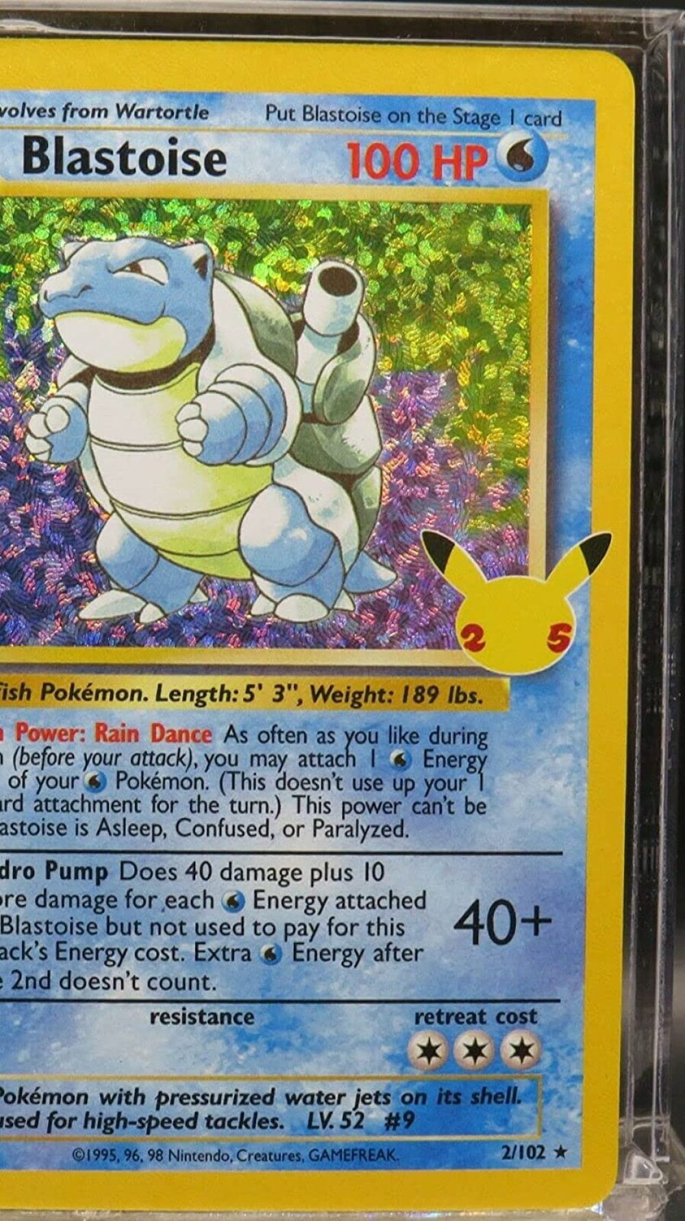 RovKeav Single Card BLASTOISE Celebrations CLASSIC COLLECTION
