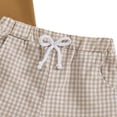 thumbnail image 5 of Toddler Boy Summer Outfits for Boys Toddler Kids Baby Boy Summer Clothes Sets Letter Print Short Sleeve Tops Shorts Outfits Gibobby(4-5 Years,Coffee), 5 of 5
