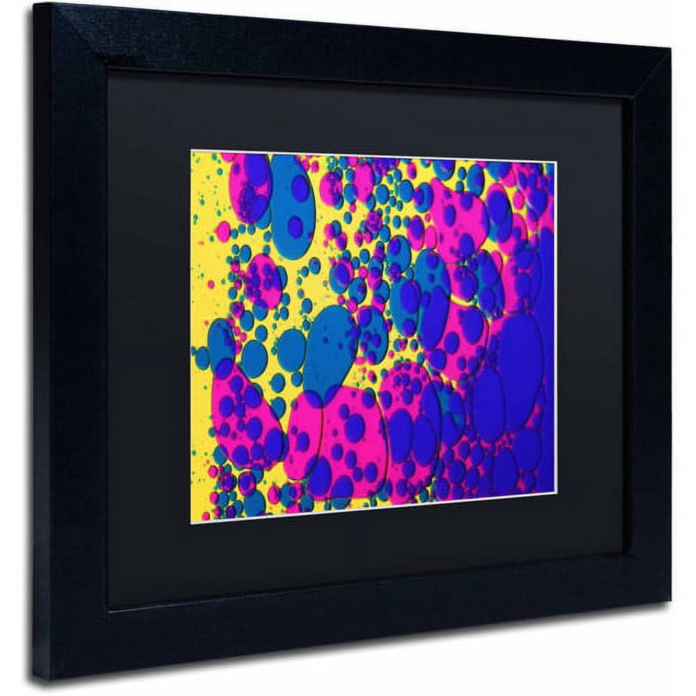 Trademark Fine Art "Colour Fun VI" Canvas Art by Beata Czyzowska Young, Black Matte, Black Frame