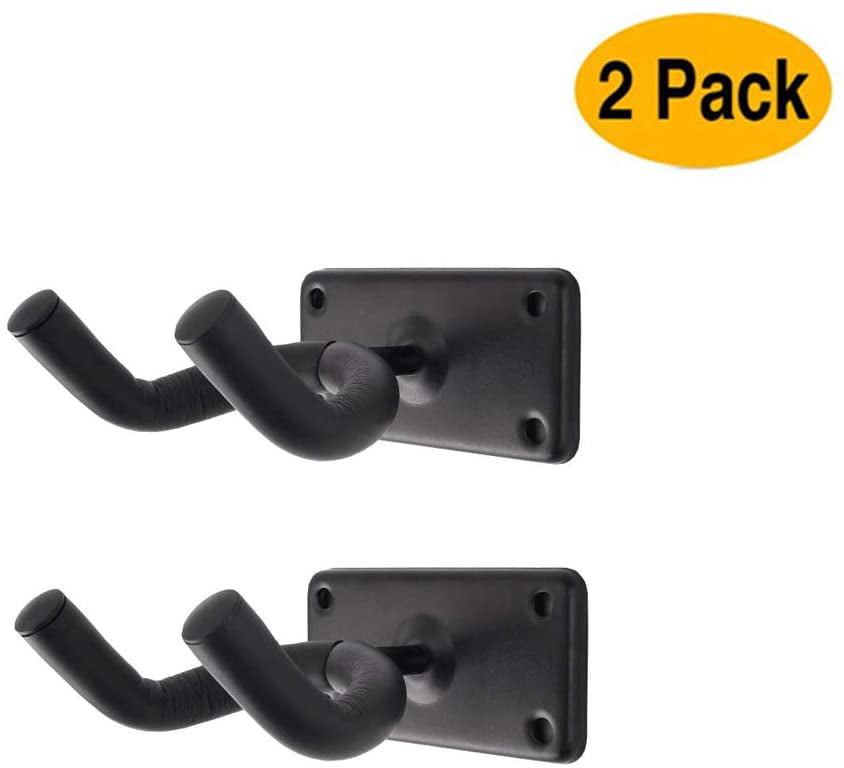 Skateboard Skis Water Skis and More,2 Pack Longboard Esk8Club Skateboard Wall Hanger Premium Ski Hanger and Guitar Hanger Neatly Organized Wall Mount for Guitar Snowboards 