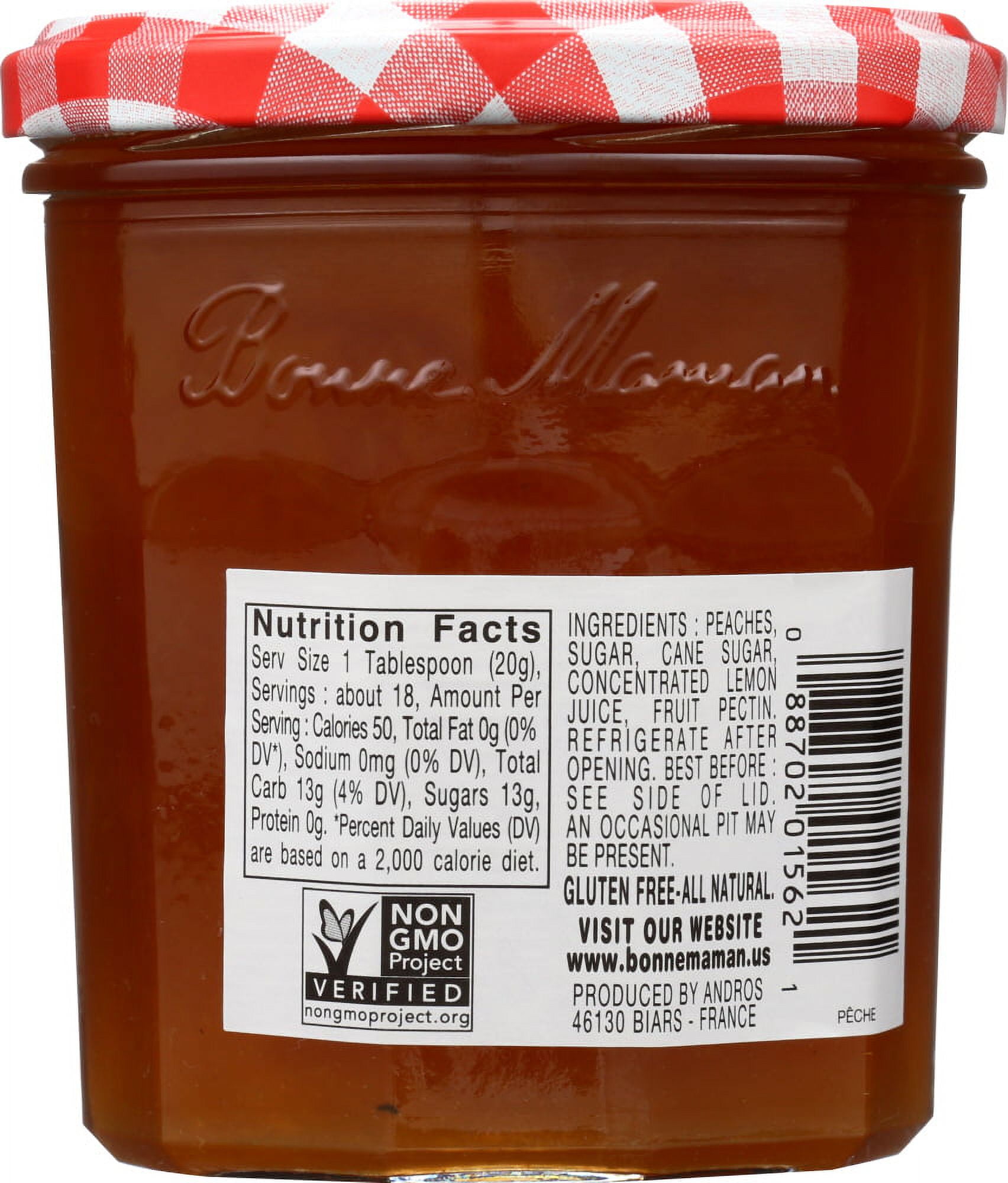 Bonne Maman Peach Preserves, 2-Pack 13-Ounce Jars