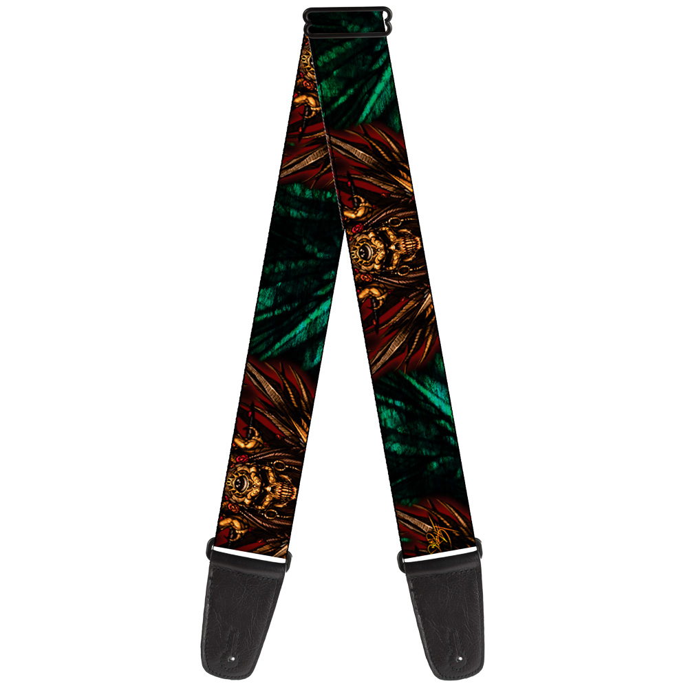 Buckle-Down Guitar Strap, Tattoo Johnny Zombie King, 2 Inches Wide