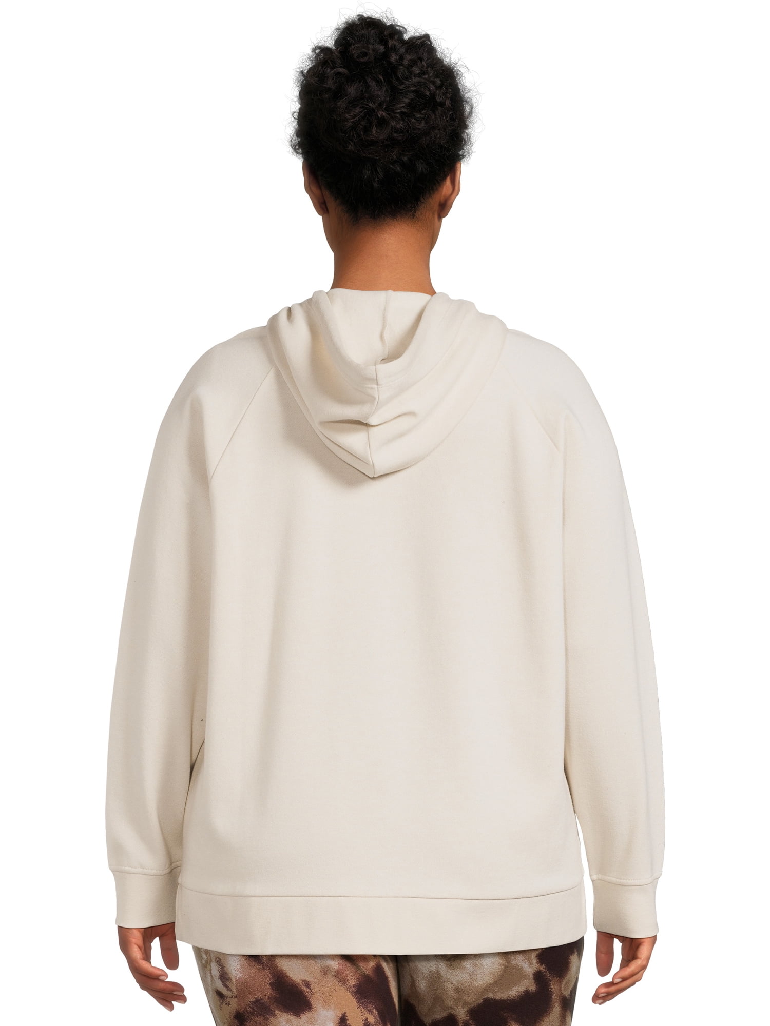 Terra & Sky Women's Plus Size Full Zip Fleece Hoodie