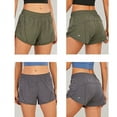 thumbnail image 2 of EIMELI Short de Course pour Femmes avec Poches Zippées Taille Haute Entraînement Sportif Short de Tennis Short de Course, 2 of 5