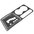thumbnail image 2 of Gear Shift Panel Cover Gear Shift Panel Trim Cup Holder Panel Trim Cup Holder Panel Frame Carbon Fibdecoración de la cubierta interior del automóvil Control central Panel de cambio de marchas Ajuste d LHCER None, 2 of 5