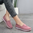thumbnail image 5 of NOKIO Orthopedic Walking Shoes for Women, Women's Woven Breathable Soft Sole Shoes, Slip-On Light Air Cushion Mesh Up Stretch Platform Orthopedic Sneakers for Arch Support, 5 of 5