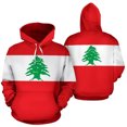 thumbnail image 3 of Sudadera con capucha de la bandera libanesa con estampado 3D de 2024 de Harajuku para hombre, ropa de calle informal de manga larga, jerséis de gran tamaño, 3 of 5