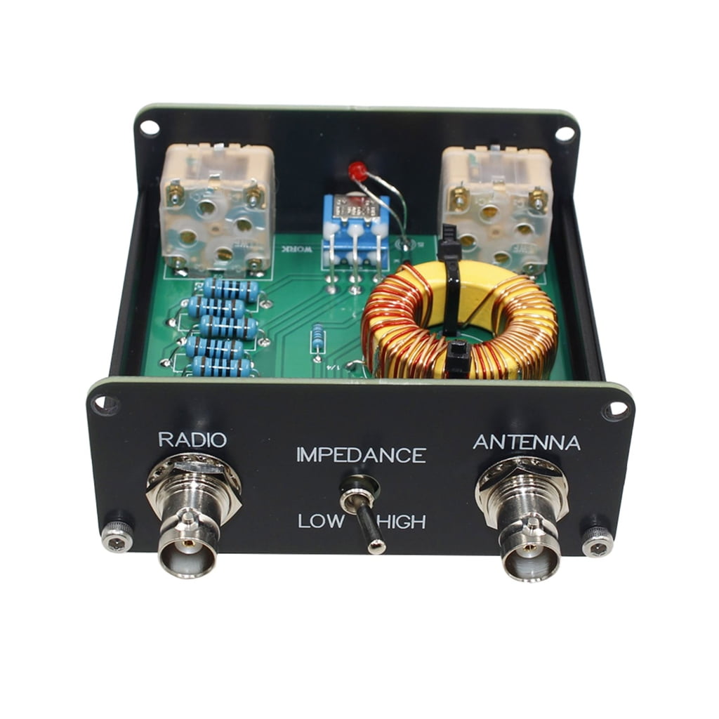 T-HOTLYST Portable Manual Antennas Tuner Suitable for Long Line And Coaxial Antennas QRP with High Efficiency and Low Loss Design