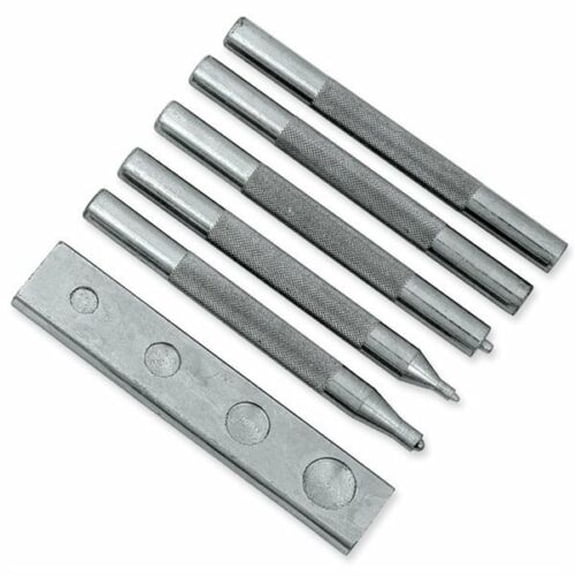 Tandy Leather Craftool Deluxe Snap-All/Rivet Setter Kit 8105-00