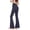 Blue, variant on Flare Leggings for Women, Yoga Pants with Pockets Bootcut Flared Leggings Khaki,M