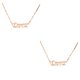 thumbnail image 1 of Collar del zodiaco Sonducket oro rosa, 1 of 6
