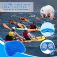 thumbnail image 6 of Kayak Boat Seat Cushion, Thicken Anti Slip Waterproof Gel Kayak Seat, Portable Canoe Rowing Rubber Dinghy Pad for Stadium Sit in Kayak Inflatable Fishing Kayak Canoe Kayak Office Cushion Accessories, 6 of 8