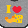 thumbnail image 4 of Inktastic I Heart Mac and Cheese Boys or Girls Baby Bib, 4 of 4
