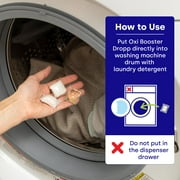 Dropps Oxi Booster Laundry Detergent Pods, Biobased, Unscented, 25 Ct