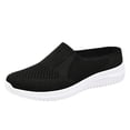 thumbnail image 3 of CAIXAI Orthopedic Dress Sneakers Women Arch Support Walking Sneakers for Women Breathable Non- Sole Walking Shoes Women Mesh Knitted Woven Mary Jane Shoes Hands Free Go Walk Shoes, 3 of 5