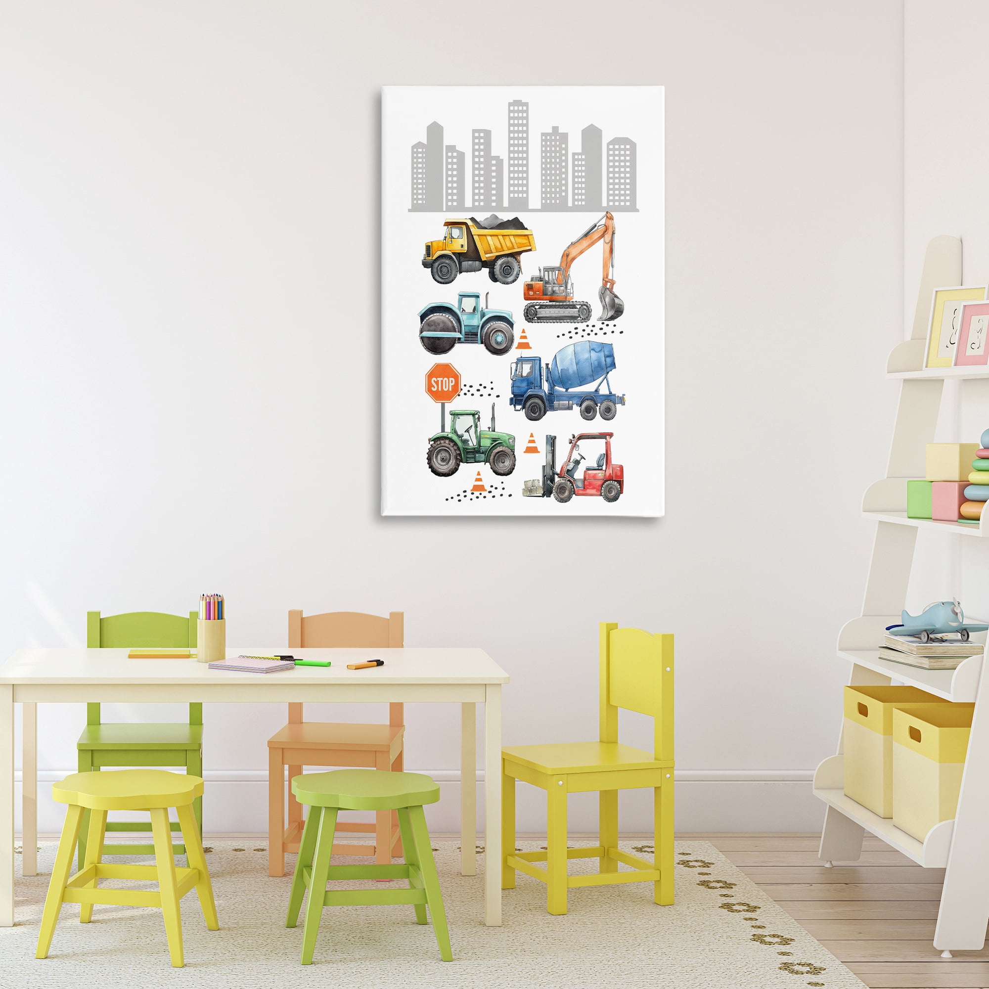 Stupell Industries City Keeps Moving Canvas Wall Art, design by Christine Simpson Art