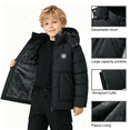 thumbnail image 6 of Winter Coat Boys' Thick Puffer Jackets with Removable Hood Warm Quilted Coats, 6 of 8