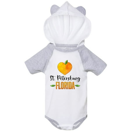 

Inktastic St. Petersburg Florida Orange in Heart Gift Baby Boy or Baby Girl Bodysuit