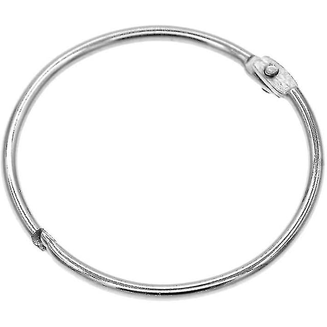 Metal Shower Curtain Ring, Easy To Open And Close, 20 Pack Silver Drape Ring Buckles For Bathroom