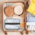 thumbnail image 7 of ERJLKXP Vintage Marble Texture Makeup Bags Travel Cosmetic Bag Case, Large Capacity Organizer and Storage, Portable Pouch Toiletry bag for Women & Girls, 7 of 7
