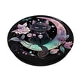 thumbnail image 2 of Adhesivo PopSockets PopGrip Moon Phases Crystal Witchy Black Cat, 2 of 6