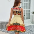 thumbnail image 6 of Circus Carnival Invite Vintage Dress Summer Street Style Dresses Female Sleeveless Printed Sundress, 6 of 7