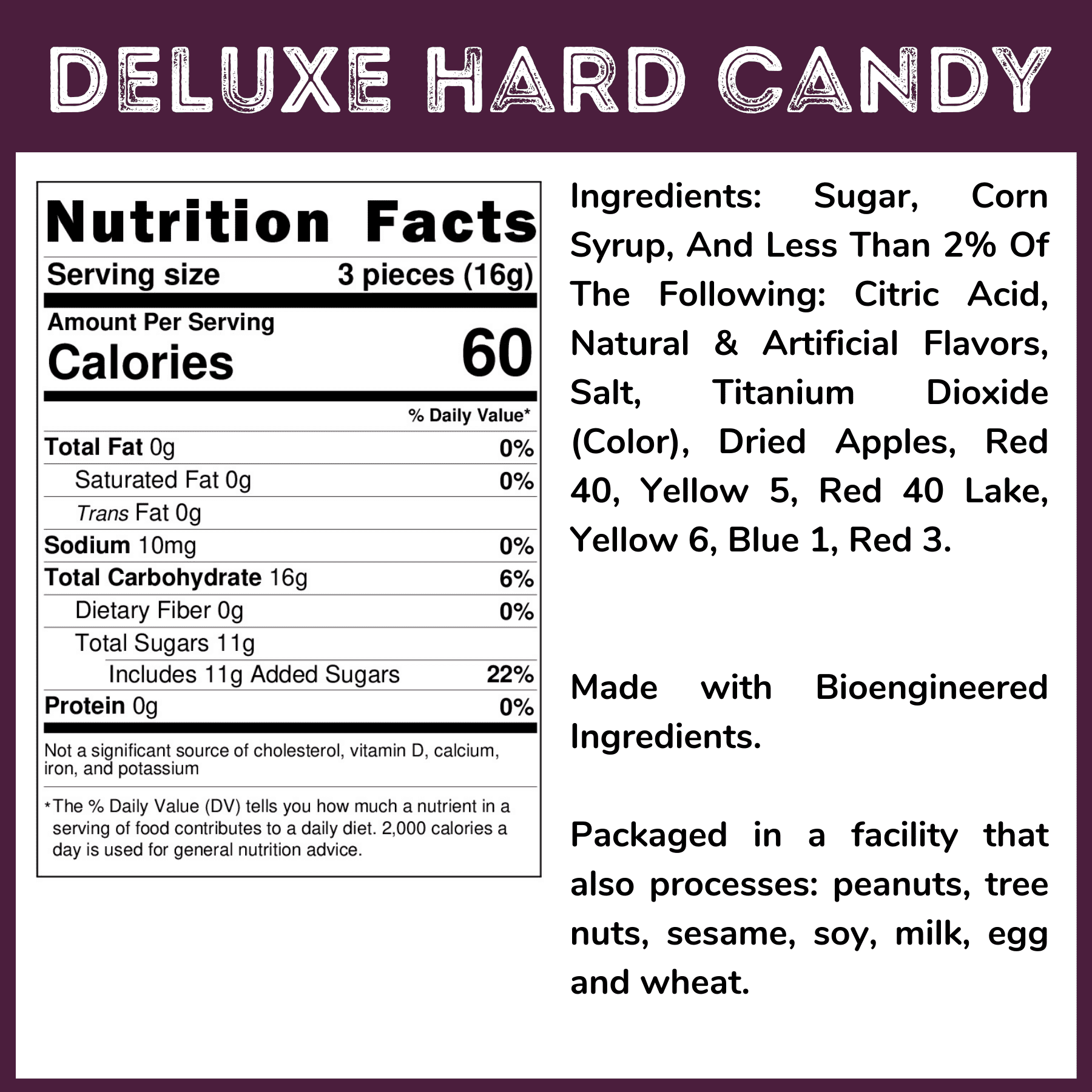 WinCrest Deluxe Wrapped Hard Candy Mix - 5 Lb Case