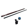 thumbnail image 4 of jinwen Queue de Billard 1/2 Segmentée avec Gant pour Pratique Bar Bureau Rouge, 4 of 9