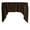 Brown, variant on Faux Burlap Swag Valance Curtain Window Treatment Kitchen Home Décor 72" Wide / 36" Tall