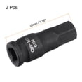 thumbnail image 2 of Unique Bargains 10mm Impact Hex Bit Socket, 1/4' Square Drive 35mm Length CR-MO Metric Sizes 2 Pack, 2 of 5
