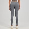 thumbnail image 4 of Yammkia Leggings Anti Cellulite Resistance Band Leggings for Women Tummy Control Butt Lifting Yoga Pants Gym Leggings for Women Tummy Control(Light Gray,XXL), 4 of 7