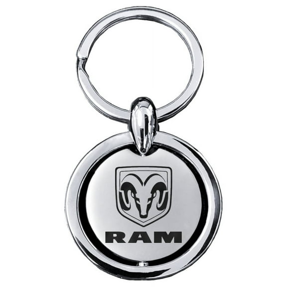 Dodge Ram Revolver Key Chain (Silver)