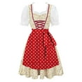 thumbnail image 3 of Jsaierl Oktoberfest Dress Women Retro Medieval Elegant Goth Plus Size Dresses Cosplay Costumes Princess 1800s Ball Gown Halloween Costumes, 3 of 10