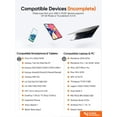 thumbnail image 7 of USB C to HDMI Cable for Home Office 6ft, CableCreation USB 3.1 Type C to HDMI 4K Thunderbolt 3 Compatible, Work with MacBook Pro/Air/iPad Pro 2020 2018, Surface Book 2, Dell XPS 15, Galaxy S20/S10, 7 of 7
