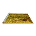 thumbnail image 2 of Ahgly Company Machine Washable Indoor Rectangle Oriental Yellow Industrial Area Rugs, 5' x 7', 2 of 4
