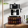 thumbnail image 4 of 2-Tier Coffee Pod Drawer Organizer with Baskets, 72-Capacity K-Cup Storage Holder for Kitchen Countertop, Industrial Style in Brown and Black, 4 of 7