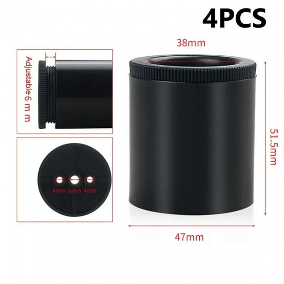 4Pcs Furniture Lift Risers - Adjustable ABS Cabinet Feet for Sofa, Bed & Wardrobe ​