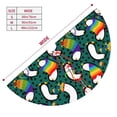 thumbnail image 3 of Yiaed Lgbt Penguin Print Christmas Tree Skirt , Tree SkirtsTree Mat for Christmas Winter Holiday Indoor Decorations-48", 3 of 7