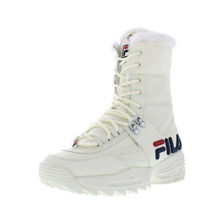 Fila Disruptor Boot Womens Shoes Size 9.5, Color: Cream/Navy/Red