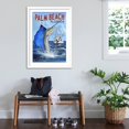 thumbnail image 3 of Art.com Palm Beach, Florida - Sailfish Scene Art Print by Lantern Press, White Frame Wall Art, 32" x 44", 3 of 5