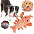 thumbnail image 4 of Para Chirriantes Felpa Juguete Interactivo Con Langosta Ondulada, 4 of 9