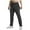 Dark Gray, variant on Men Casual Long Elastic Legging Floral Print Waistband Daily Sanitary Sweat Pant Black 3XL