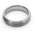 thumbnail image 2 of Men Women Tungsten Carbide Wedding Band Ring 6mm Comfort Fit Brushed Dome For Men & Women, 2 of 3