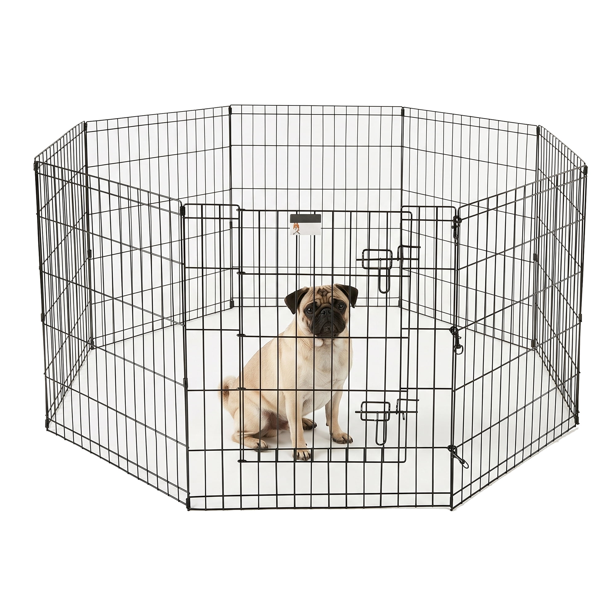 PETMAKER Indoor/Outdoor Foldable Puppy Dog Playpen - Eight 24x30in Panels