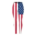 thumbnail image 4 of TOWED22 Pants Women American USA Flag Custom Running for Yoga Color Pilates Leggings Pants Women Patriotic Yoga(Red,M), 4 of 5